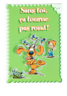 Cpm BOULE ET BILL - ILLUSTREE PAR ROBA 2006 - Sans Toi ça Tourne Pas Rond ! Chien Garçon Tortue Entonnoir Enfant - Tartarughe