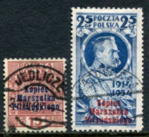 POLAND 1935 Pilsudski Monument Fund Used.  Michel 299-300 - Usados