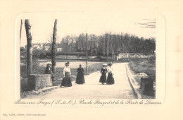 CPA 91 BRIIS SOUS FORGES / VUE DU BOSQUET ET DE LA ROUTE DE LIMOURS / ENCADREMENT MARIE LOUISE - Briis-sous-Forges