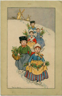 ILLUSTRATEUR - Floence HARDY : Enfants Hollandais Dans La Neige - Hardy, Florence