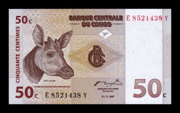Congo República Democrática 50 Centimes 1997 Pick 84A Sc Unc - République Démocratique Du Congo & Zaïre
