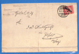 Allemagne Reich 1924 Lettre De Heringen (G16156) - Storia Postale