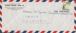 Japan Air Mail WOLHARDT BROTHERS Kabushiki Kaisha TOKYO 1966 Cover Brief Lettre ODENSE Denmark - Briefe U. Dokumente