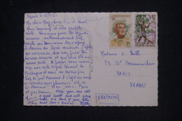 INDOCHINE - Affranchissement De Papeete Sur Carte Postale Pour La France En 1961 - L 142143 - Covers & Documents