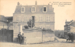 CPA 91 BALIZY / PAR LONGJUMEAU / ROUTE CONDUISANT A LA GARE / Cliché Rare - Sonstige & Ohne Zuordnung