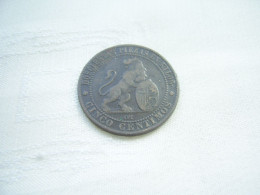 PIECE DE CINCO GRAMOS 1870 ESPAGNE ? - To Identify