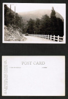 CANADA  REAL PHOTO---VINTAGE UNUSED POSTCARD Of CAR On HIGHWAY In The GASPE HILLS (PC-182) - Gaspé