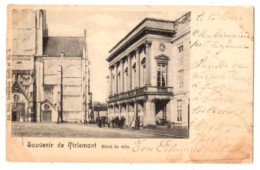 Souvenir De TIRLEMONT - Hôtel De Ville - Verzonden 1901 - Uitgave: Nels Serie 37 No 5 - Tienen