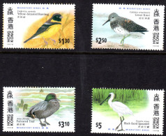 Hong Kong 1997 Migratory Birds Set Fine U/M MNH - Neufs