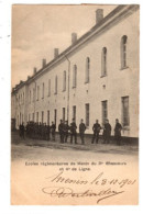 MENEN - Menin - écoles Régimentaires Du  3e Chasseurs Et 4e De Ligne - Verstuurd 1901 - - Menen