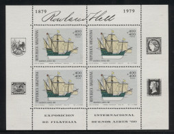 Argentina - 1979 Sailing Ships Kleinbogen (1) MNH__(FIL-10296) - Blocks & Sheetlets