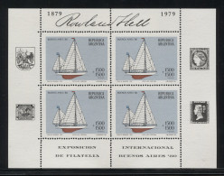 Argentina - 1979 Sailing Ships Kleinbogen (3) MNH__(FIL-10300) - Blocks & Sheetlets