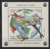 Argentina - 1992 United Nations Conference On Environment And Development Block MNH__(TH-22622) - Blokken & Velletjes