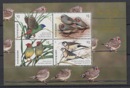 Australia - 2018 Finches (I) Block MNH__(TH-12774) - Blocchi & Foglietti