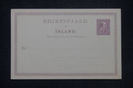 ISLANDE - Entier Postal Non Circulé - L 142176 - Postal Stationery