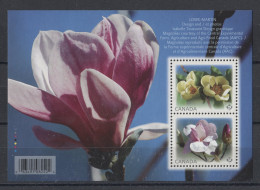 Canada - 2013 Magnolias Block MNH__(TH-13690) - Hojas Bloque