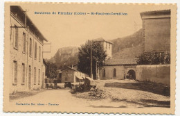 CPA - St-Paul-en-Cornillon (Loire) - (environs De Firminy) - (La Place Et L'Eglise) - Autres & Non Classés