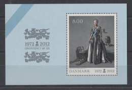 Denmark - 2012 Queen Margrethe II Block MNH__(TH-7778) - Blocks & Sheetlets