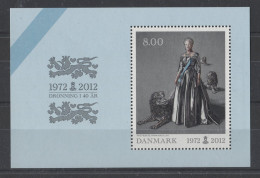 Denmark - 2012 Queen Margrethe II Block MNH__(TH-7778) - Blocs-feuillets