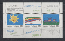Finland - 1991 Children's Drawings Block MNH__(TH-4564) - Hojas Bloque