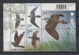 Finland - 1999 Nocturnal Birds Block MNH__(TH-12888) - Blocks & Sheetlets