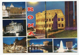 AK 122707 ITALY - Roma - Mehransichten, Panoramakarten