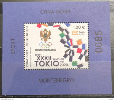 Montenegro, 2021, Mi: Block 28 (MNH) - Estate 2020 : Tokio