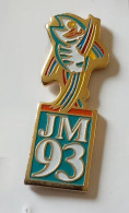 XX344 Pin's JM 93 Jeux Méditerranéens LOGO Poisson Ouverture à Agde Hérault Achat Immédiat - Gymnastiek