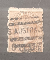SOUTH AUSTRALIA 1868 QUEEN VICTORIA CAT GIBBONS N 49 - Oblitérés