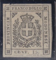 Italia - Modena Governo Provvisorio- 1859 - Sassone N.14b - Cat. 225 Euro - Unused - Nuovo Senza Gomma - Modena