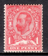 Great Britain - SG #329Wi - Inverted Wmk. - MH - Crease, Pencil/rev. - SG £20 - Unused Stamps