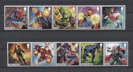 Great Britain - 2019 Marvel Super Heroes Strips MNH__(THB-362) - Unused Stamps