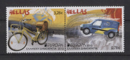 Greece - 2013 Europe Postal Vehicles Pair MNH__(TH-20635) - Ungebraucht