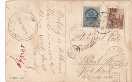 Romania, 1943, WWII Military Censored CENSOR POSTACRD VANATORI POSTMARK, - Lettres 2ème Guerre Mondiale