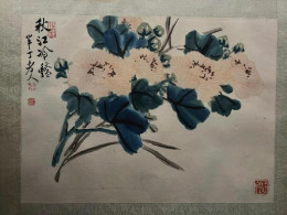 "Fiori Di Peonie" Cina Seta -Watercolor China Silk - Oosterse Kunst