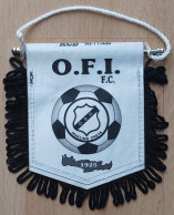 OFI Crete (ΟΦΗ), Greece Football Soccer Club Calcio Futbol Futebol PENNANT, SPORTS FLAG ZS 4/14 - Habillement, Souvenirs & Autres