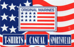 ITALY - MAGNETIC CARD - SIP - PRIVATE RESE PUBBLICHE - 167 - ORIGINAL MARINES - AMERICAN FLAG - MINT - Private Riedizioni