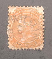 SOUTH AUSTRALIA 1868 QUEEN VICTORIA CAT GIBBONS N 157 PERF 10 - Oblitérés