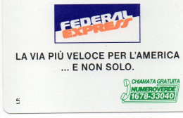 ITALY - MAGNETIC CARD - SIP - PRIVATE RESE PUBBLICHE - 190 - FEDERAL EXPRESS - MINT - Privé-Heruitgaven