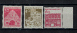 Allemagne Ouest - "Edifices Historiques" - Neuf 1* N° 386 + Neufs 2** N° 393, 395 De 1967 - Ungebraucht