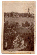 Luxembourg--1923-LUXEMBOURG-Promenade De La Pétrusse..timbre.beau Cachet "Visitez La Foire Commerciale 12 Au 22 Aout" - Luxembourg - Ville