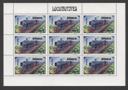 Mongolia - 1997 Railways Kleinbogen (4) MNH__(THB-1286) - Mongolie