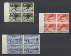 Norway - 1951 Winter Olympics Oslo Block Of Four Set MNH__(TH-13783) - Neufs