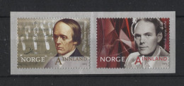 Norway - 2015 Personalities Pair MNH__(TH-22457) - Unused Stamps