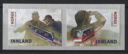 Norway - 2018 100 Years Funicular Fløibanen Self-adhesive Pair MNH__(TH-22489) - Unused Stamps