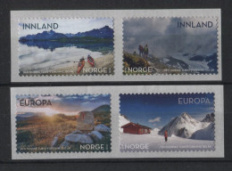 Norway - 2018 Norwegian Hiking Association Self-adhesive Pairs MNH__(TH-22487) - Neufs