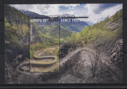 Norway - 2020 Europe Historical Mail Routes Block MNH__(TH-22508) - Hojas Bloque