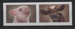 Norway - 2021 Animal Babies Self-adhesive Pair MNH__(TH-22522) - Unused Stamps