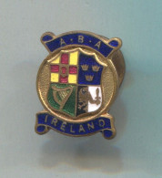 Boxing  - A.B.A Ireland Federation Association, Old Pin Badge Abzeichen, Enamel Buttonhole - Boxen