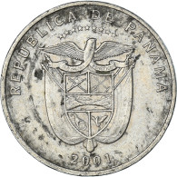 Monnaie, Panama, 5 Centesimos, 2001 - Panamá